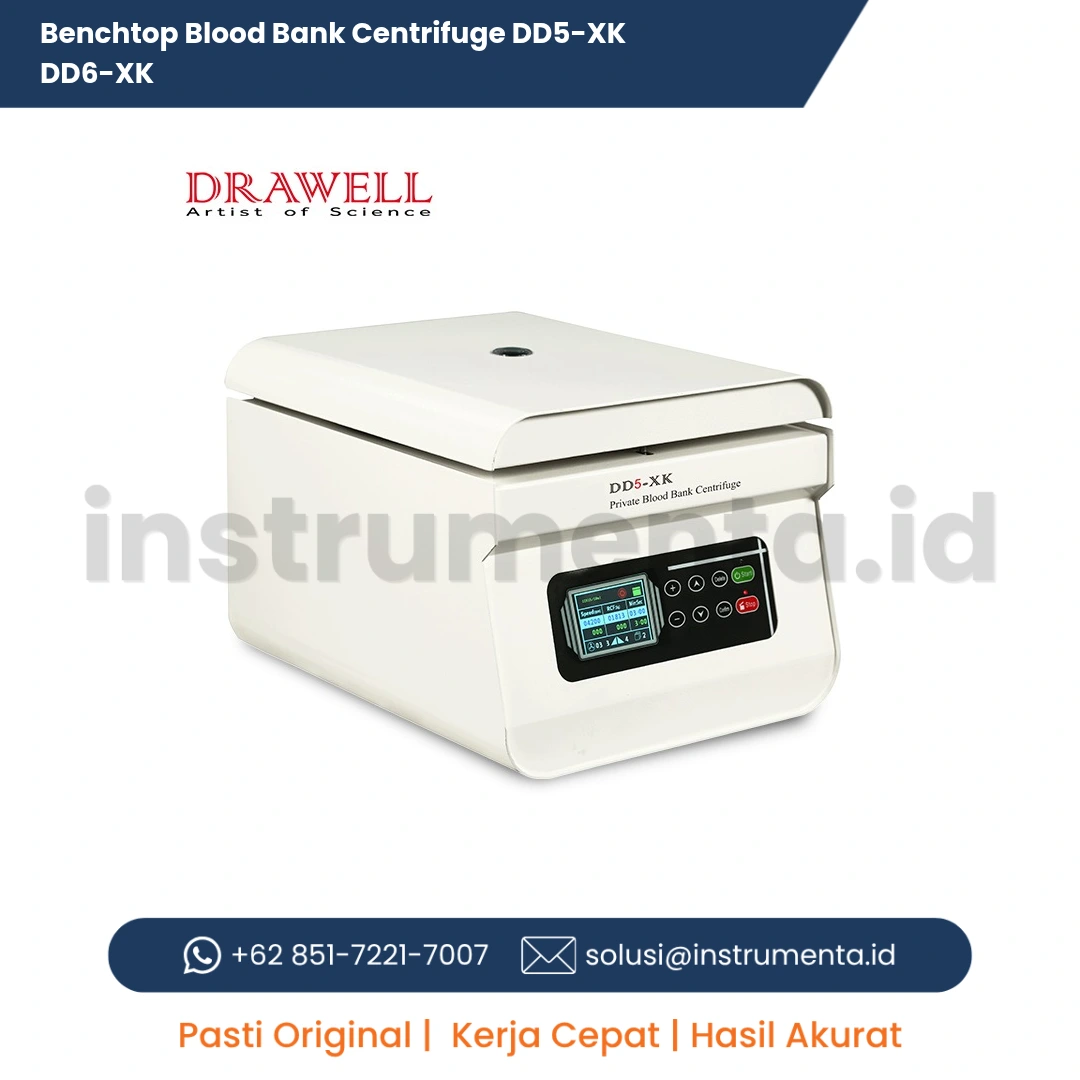 Jual Benchtop Blood Bank Centrifuge DD5-XK DD6-XK Distributor Resmi Alat Sentrifugasi Darah Laboratorium Ready Stock